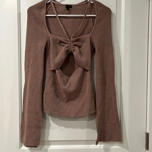 NBD rib knit sweater